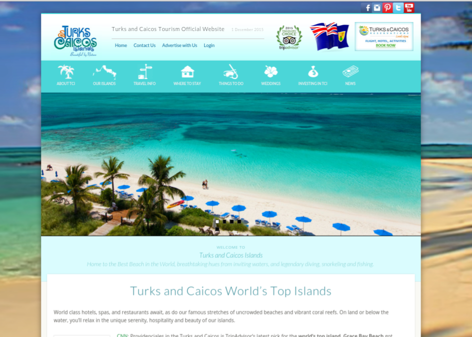 turks and caicos tourism website